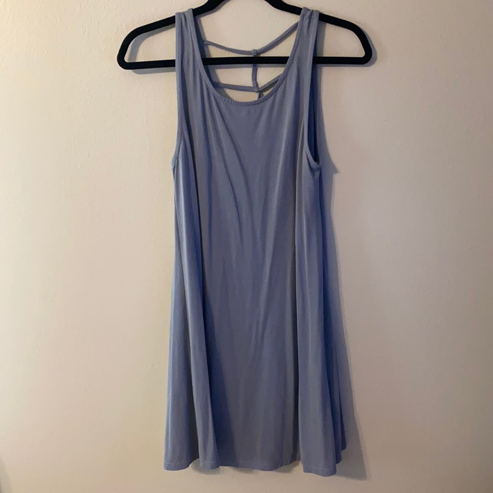 LIGHT BLUE TANK DRESS
